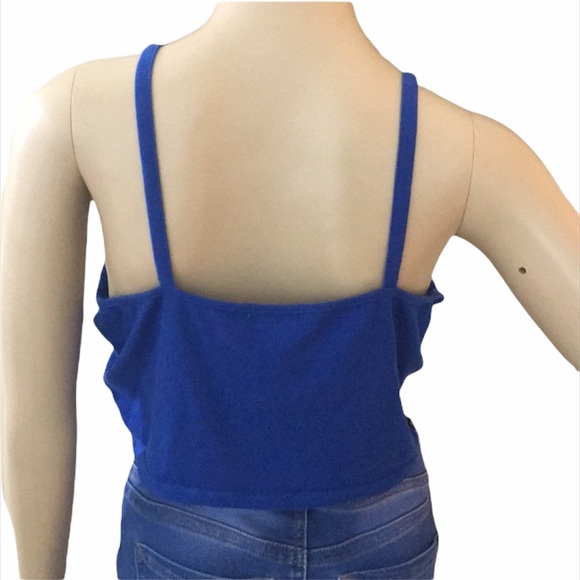 Charlotte Russe crop top. Sz L 💙 - Picture 3 of 5